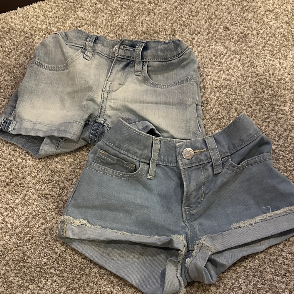 Levi's Kids Light Blue Denim Shorts